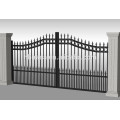 2017 new design modern iron gate designs / tubular gate design / security used wrought iron door